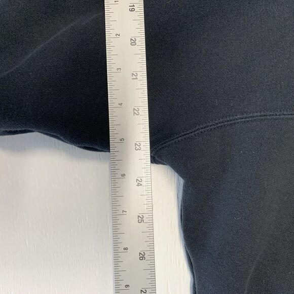 Jordan Hoodie Womens Crop L Black Loose Fit Pullover Sweater Sweatshirt - Picture 10 of 14